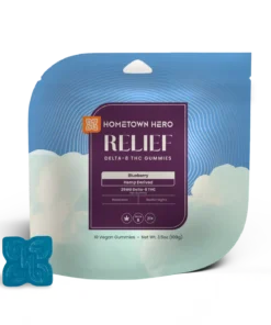 1131 $30/10ct Blueberry - Relief Delta 8 Gummies