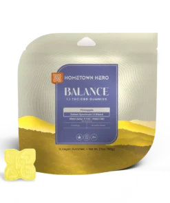 Pineapple - Balance THC:CBD Gummies
